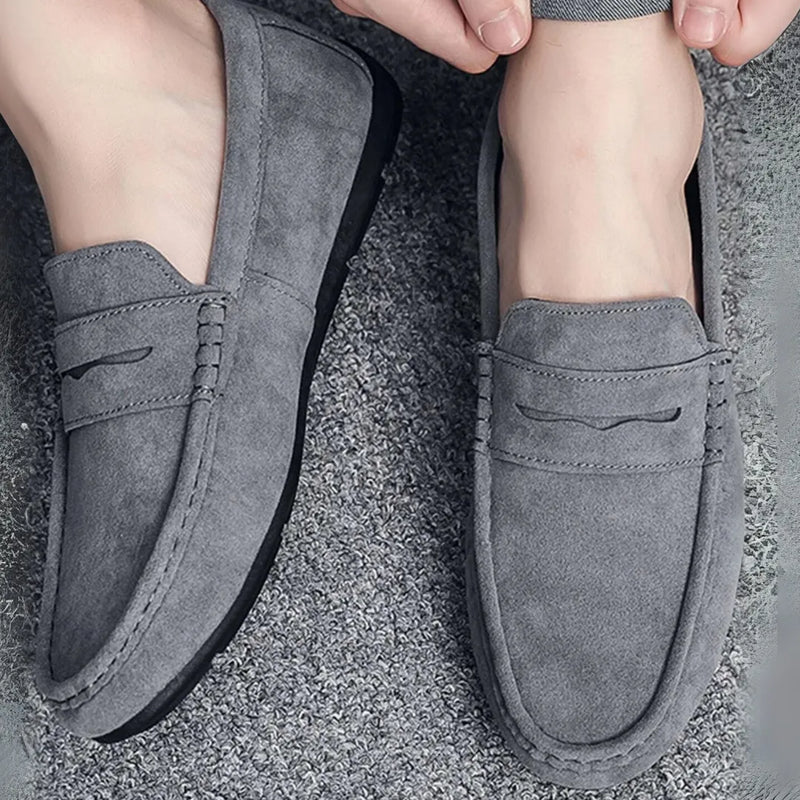Mocassim Masculino de Camurça Allegante