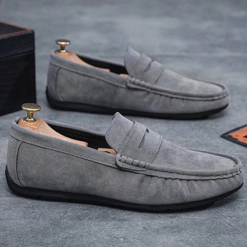 Mocassim Masculino de Camurça Allegante