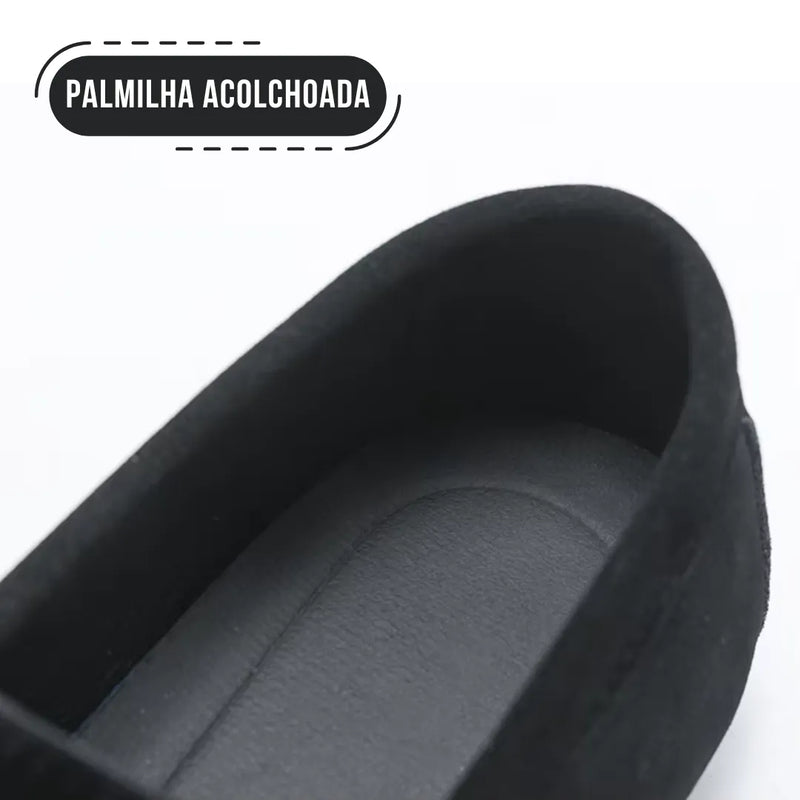Mocassim Masculino de Camurça Allegante